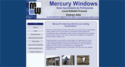 Desktop Screenshot of mercurypvc.co.uk